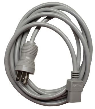 Schiller Mains cable MS-2010 & MS-2015 USA hospital grade, 2,5m straight. 