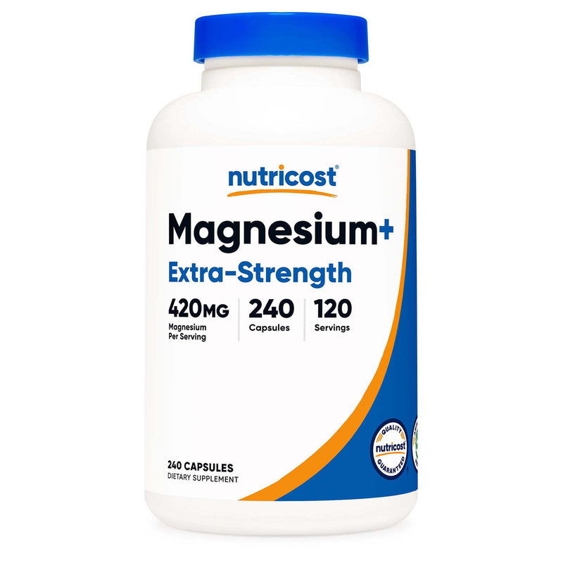 Dietary Supplement nutricost Magnesium Citrate 420 mg Strength Capsule 240 Per Bottle (Case of 2880)