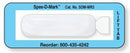 Radiology Skin Marker MRI Spee-D-Mark Oblong General Use (Box of 40)