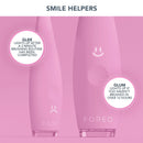 Foreo Inc ISSA baby Soft Silicone Sonic Toothbrush, Pearl Pink Bunny 
