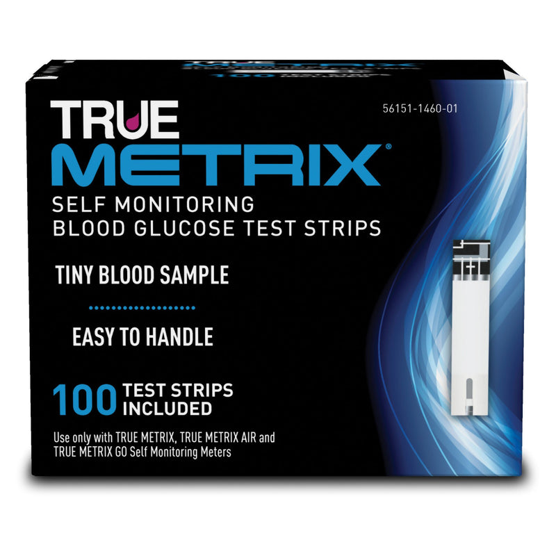 True Metrix Self Monitoring Blood Glucose Test Strips (Box of 100)