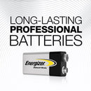 Energizer Industrial Alkaline Battery, 9V (Case of 72)