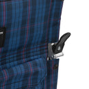 drive Fly-Lite Ultra Transport Wheelchair, Blue Frame w/ Plaid Upholstery (Each)