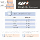 Seni Active Classic Plus Moderate Absorbent Underwear, Extra Large (Case of 56) 