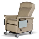 Champion Manufacturing Medical Transport Recliner Ascent II Natural Vinyl 4 Inch Casters 300 lbs. Weight Capacity 