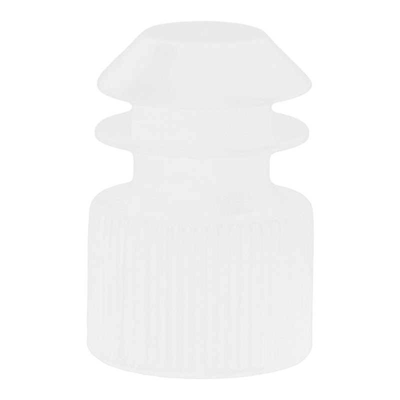 McKesson Flanged Plug Cap, White, Polyethylene, for Use with 13 mm Tubes (Case of 20000)