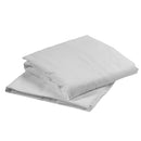drive White Fitted Bed Sheet, 36 x 80 x 6 Inch (Case of 20)