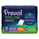 Prevail Total Care Super Absorbent Polymer Underpad, 30 x 36 Inch (Case of 40)