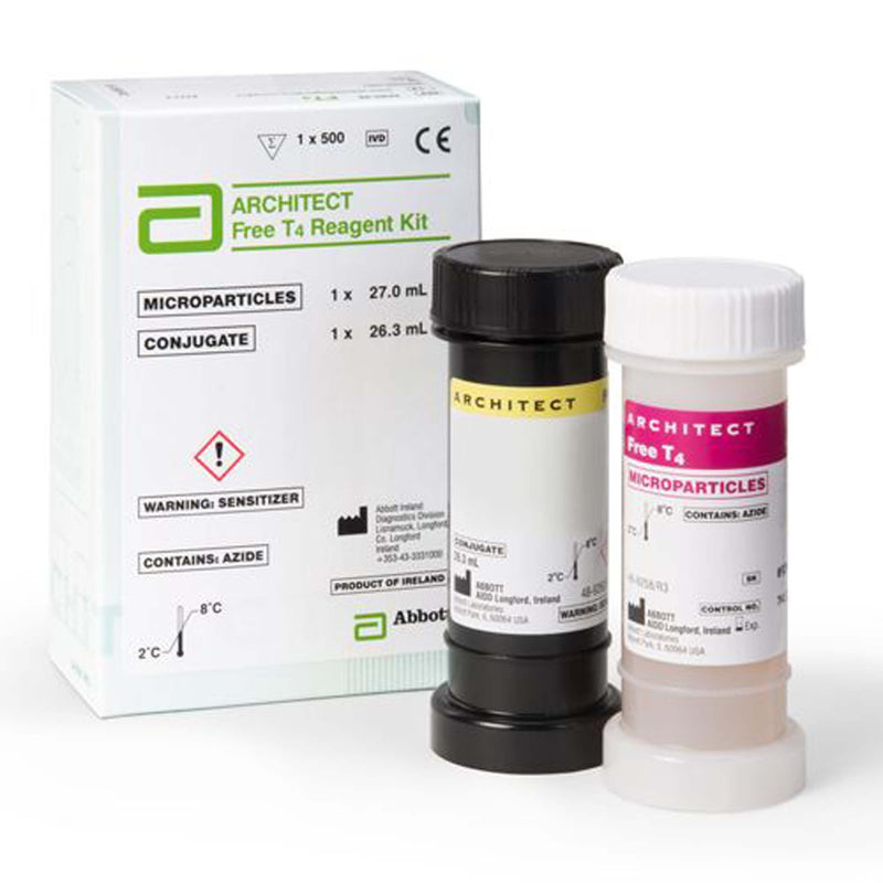 Immunoassay Reagent Architect Free Thyroxine (FT4) For Architect i2000 Analyzer 500 Tests (Kit of 500)