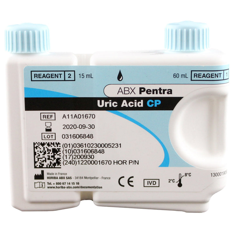 Horiba General Chemistry Reagent ABX Pentra Uric Acid For ABX Pentra 400 Clinical Chemistry Analyzer 220 Tests 