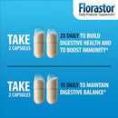 Biocodex Florastor Dual Action Probiotic Vegetarian Capsules 