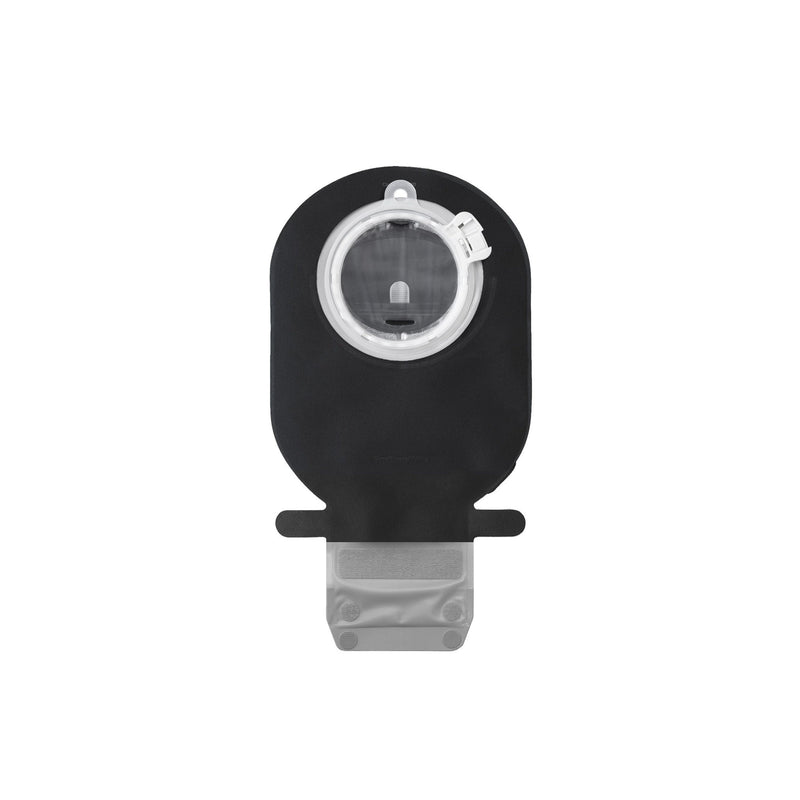 Ostomy Pouch SenSura Mio Click Two-Piece System 10-1/4 Inch Length, Midi Black 2 Inch Stoma Drainable (Box of 10)