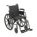 McKesson Brand drive Cruiser III Lightweight Wheelchair, 20-Inch Seat Width 