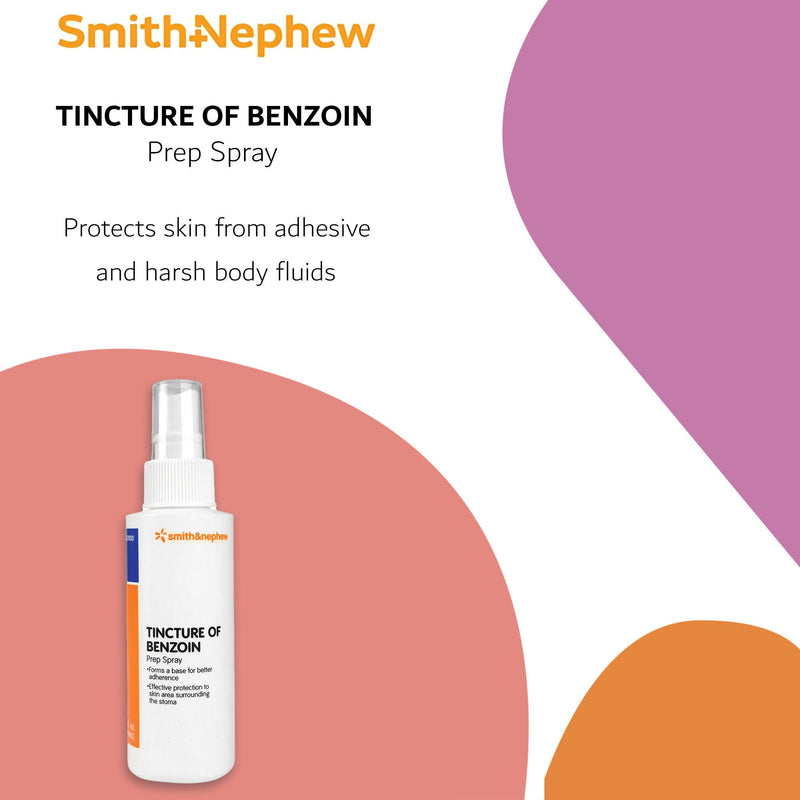 Smith & Nephew Benzoin Tincture Antiseptic, 4-ounce Spray Bottle (Case of 12)
