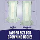 Boundless Youth Diapers, Size 8 (Case of 80)