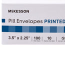 McKesson Pill Envelope, 3.5 x 2.25 Inch (Box of 10)