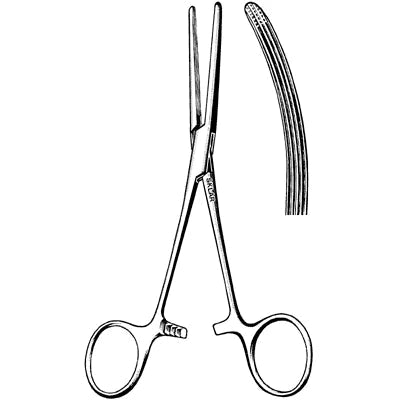 Sklar Rochester-Carmalt Forceps (CensiTrac Marked) - 8", Curved - 17-1180c 