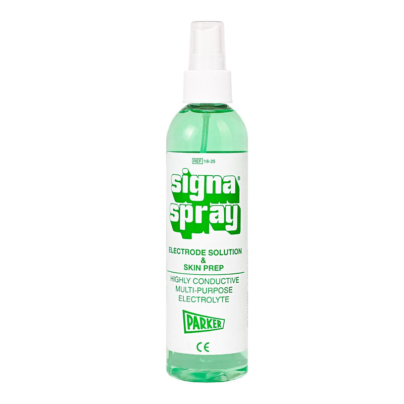 Parker Labs Signaspray Electrode Solution & Skin Prep, 250 mL Clear Spray Dispenser Bottle (72/CS) 