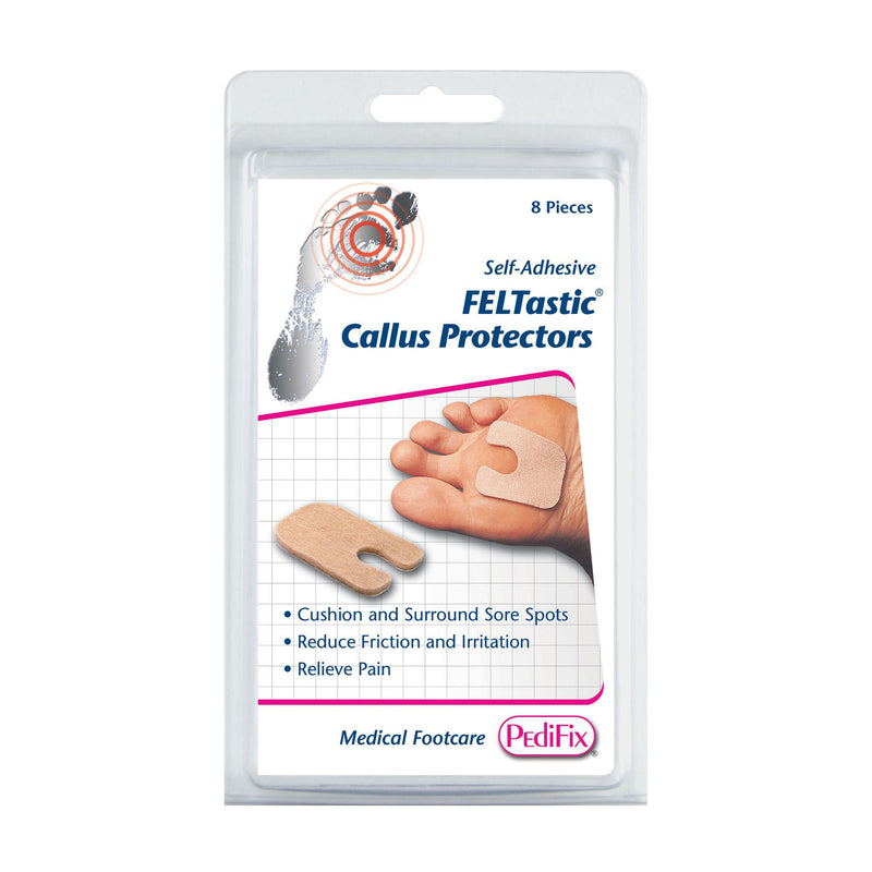 Pedifix FELTastic Callus Protector Cushion, One Size Fits Most (Pack of 8)