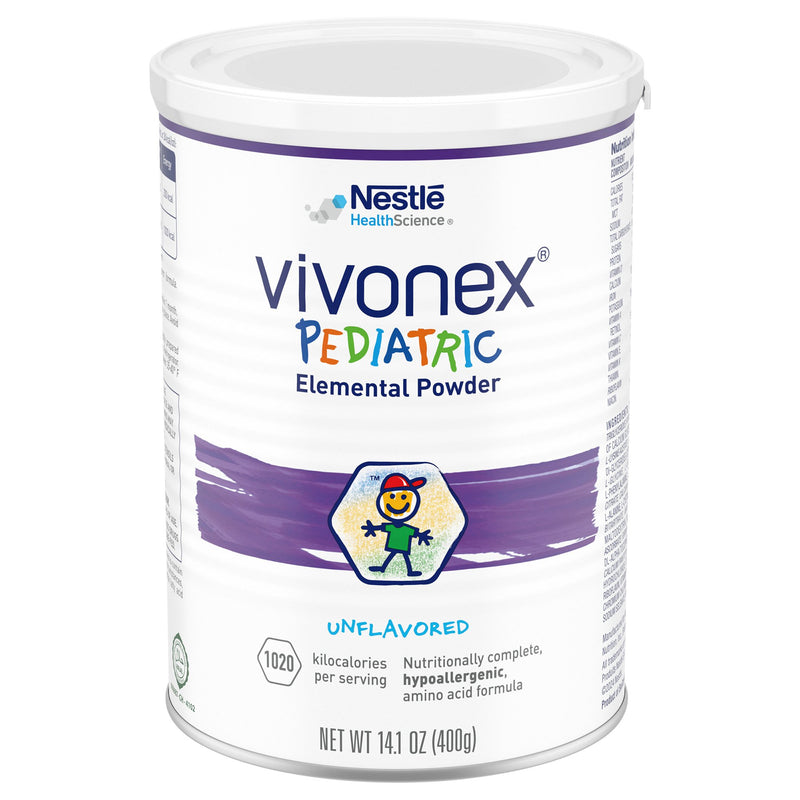 Pediatric Oral Supplement Vivonex Pediatric Unflavored 400 Gram Can Powder Amino Acid (Case of 6)