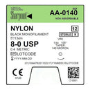 SUTURE BLK MONO NYLON 8-05/13CM NDL VR5 12/BX