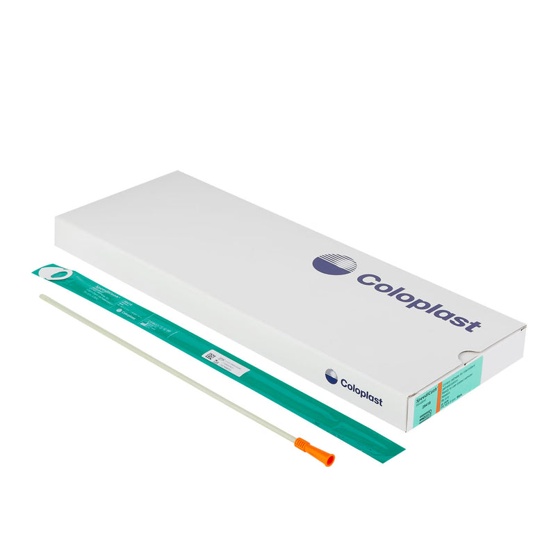 Urethral Catheter SpeediCath Straight Tip Hydrophilic Coated Polyurethane 16 Fr. 14 Inch Length (Box)
