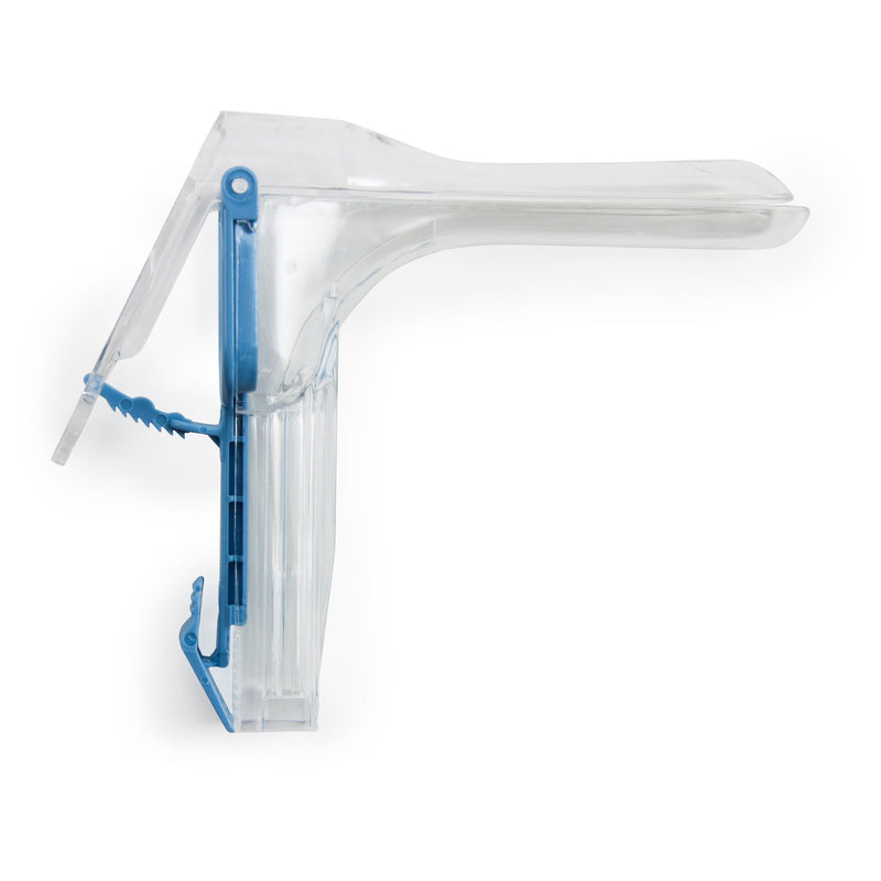 Vaginal Speculum McKesson Graves NonSterile Office Grade Acrylic Small Double Blade Duckbill Disposable Corded Light Source Compatible (Case of 100)