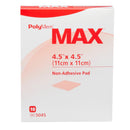 Ferris Manufacturing PolyMem Max Nonadhesive without Border Foam Dressing, 4½ x 4½ Inch (20/CS) 