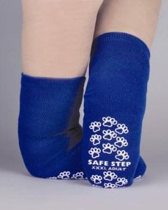 SOCKS SLIPPER 360 TERRIES ADLTBARIATRIC RYAL BLU 48PR/CS