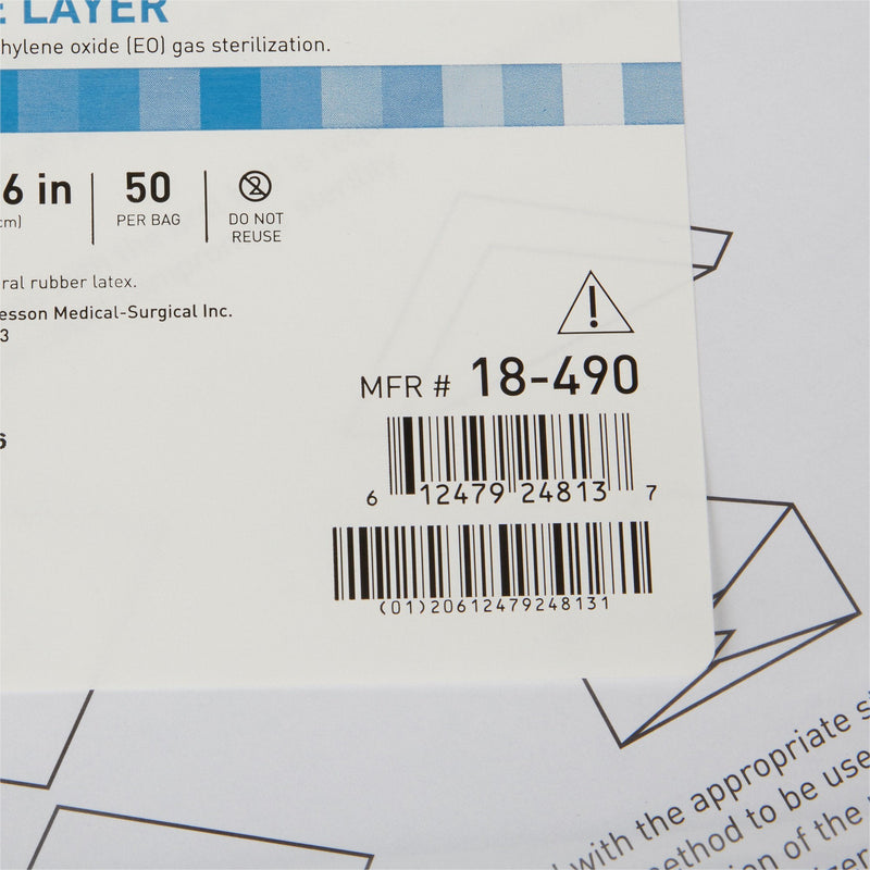 McKesson Brand McKesson Single Layer Sterilization Wrap, 36 x 36 Inch (5/CS) 