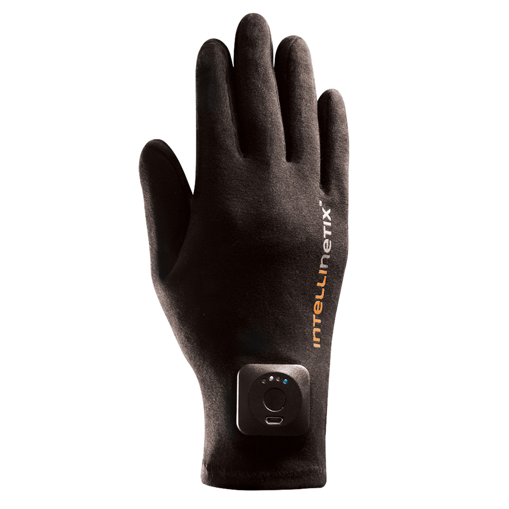 Brownmed Intellinetix Arthritis Vibrating Gloves, Large, Black 