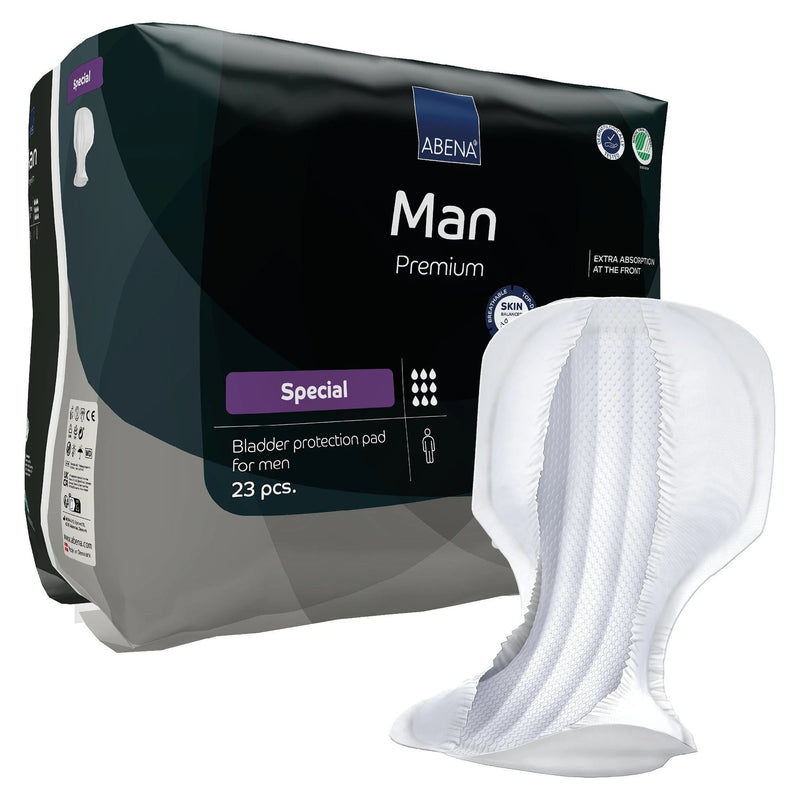 Abena Man Premium Bladder Protection Pads, Special (Case of 92)