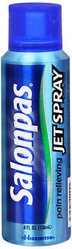 Emerson Healthcare Salonpas Pain Relieving Jet Spray, 4-ounce spray can 