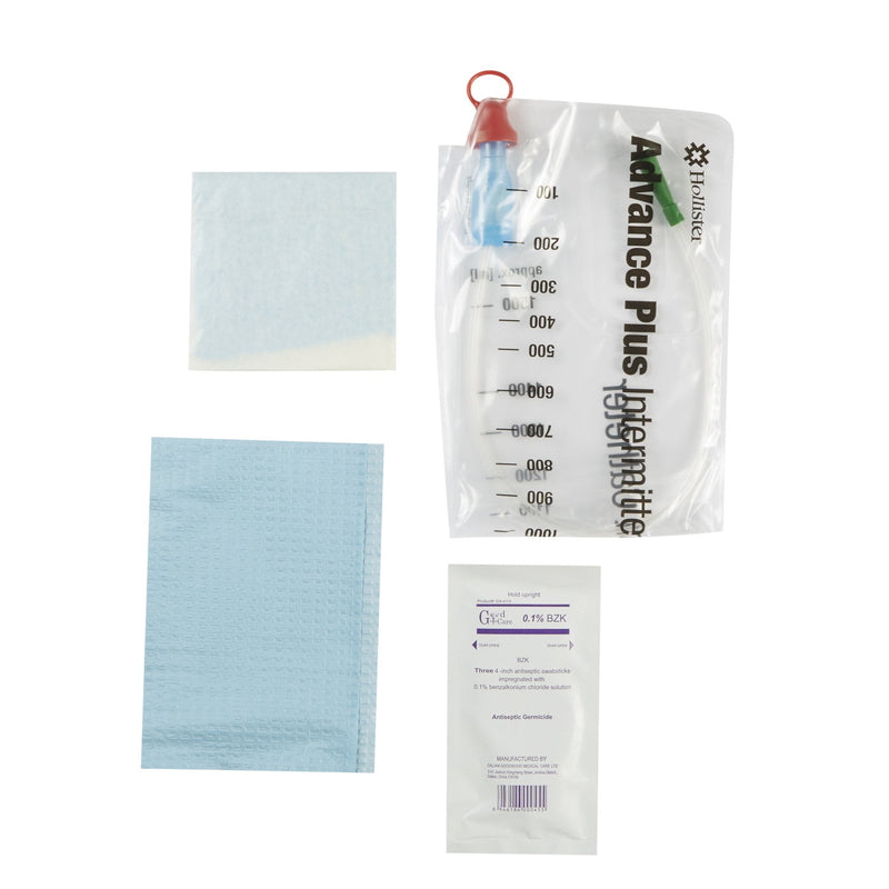 Intermittent Closed System Catheter Tray Advance Plus Straight Tip 14 Fr. Without Balloon PVC 