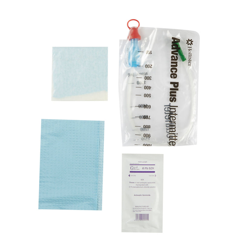 Intermittent Closed System Catheter Tray Advance Plus Straight Tip 14 Fr. Without Balloon PVC (Box)