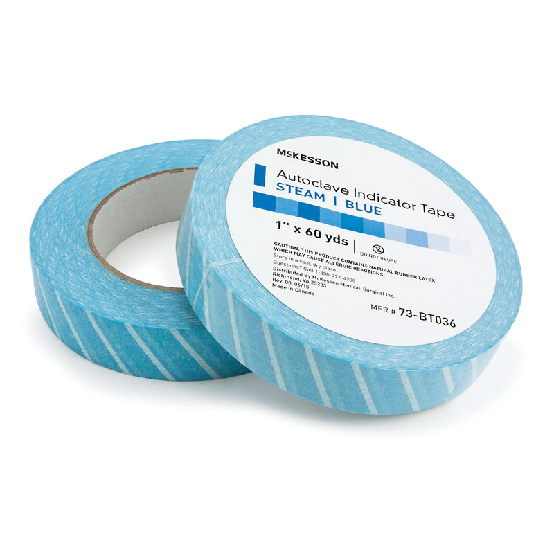 McKesson Steam Indicator Tape, 1 Inch x 60 Yard (Case of 18)
