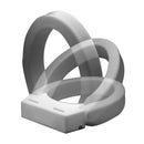 Maddak Tall-ette Toilet Seat - Standard, Hinged, White, 350 lbs. Capacity (Each)