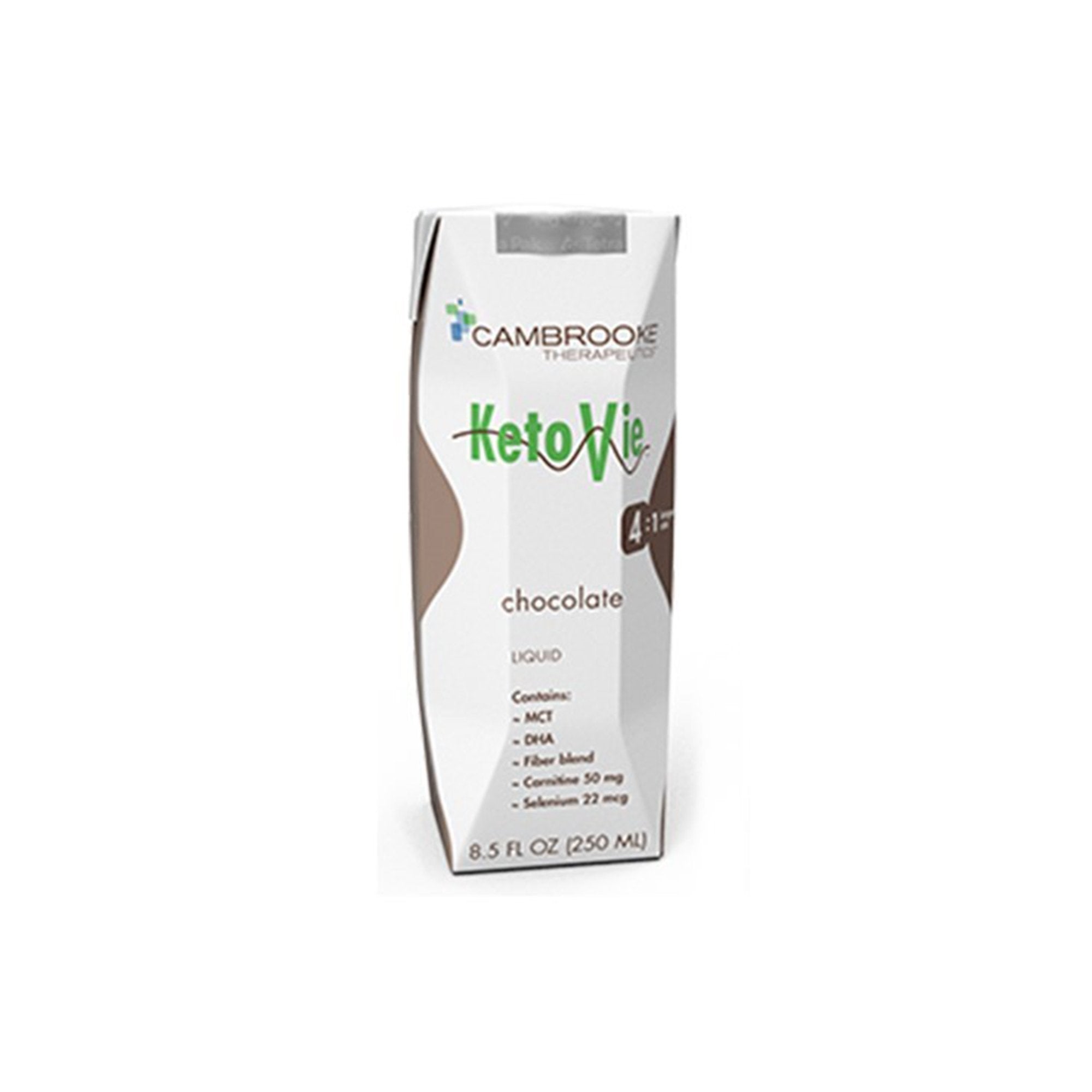 Cambrooke Therapeutics KetoVie 4:1 Chocolate Liquid for the Dietary Management of Intractable Epilepsy (30/CS) 