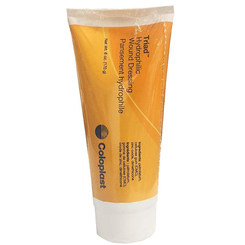 Coloplast Triad Hydrophilic Wound Dressing, Zinc Oxide Based Paste, 6-ounce Tube (12/CS) 
