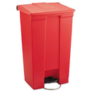 Essendant Co/United Stationers Trash Can Rubbermaid 92 Quart / 23 gal. Red Plastic Rectangular 