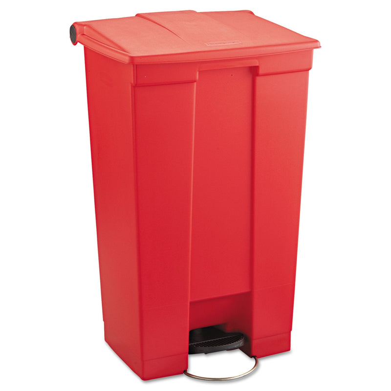 Essendant Co/United Stationers Trash Can Rubbermaid 92 Quart / 23 gal. Red Plastic Rectangular 