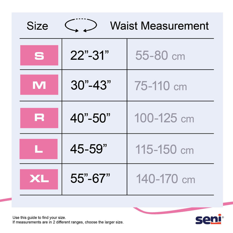 Seni Super Quatro Severe Absorbency Incontinence Brief, Small (48/CS)