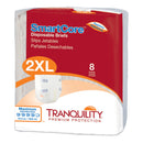 Principle Business Enterprises Tranquility SmartCore Maximum Protection Incontinence Brief, Extra Extra Large (32/CS) 