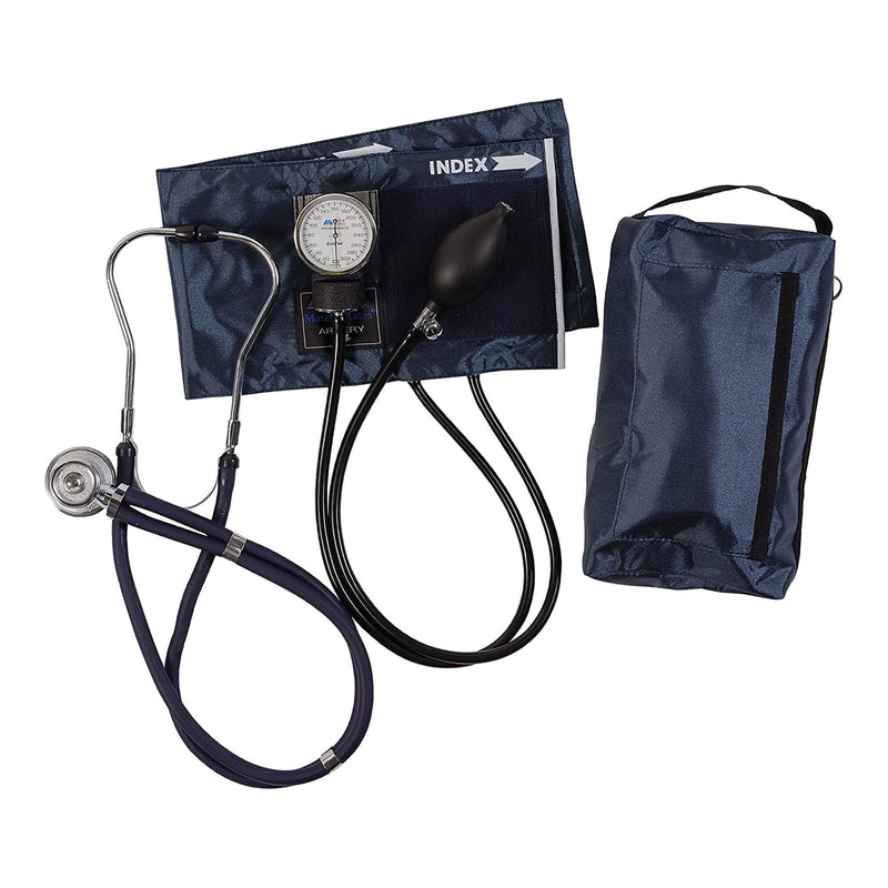 Mabis MatchMates Aneroid Sphygmomanometer and Stethoscope Blood Pressure Kit (Each)