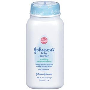 Johnson's Aloe and Vitamin E Baby Powder, Fresh Scent, 1.5 oz. (Case of 96)