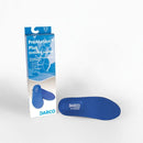 Orthotic Insole DARCO ProMotion Plus Shock Absorption EVA / Polyester / Polypropylene / Poron Women 12 to 12.5 / Men 10 to 10.5 Black / Blue (Case of 12)