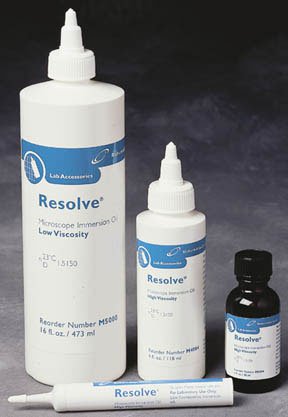 Resolve Low Viscosity Immersion Oil, 1-ounce Bottle (Each)