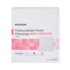 McKesson Nonadhesive without Border Foam Dressing, 4 x 4 Inch (Case of 10 Boxes)