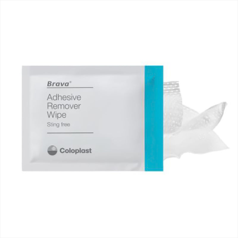 Brava Adhesive Remover Wipes, Alcohol-Free, No-Sting Formula, 6 x 4.5 Inch