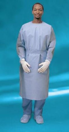 GOWN PROCEDURE NS HOOK/LOOPKNIT CUFF BELT UNI 10/PK6PK/CS